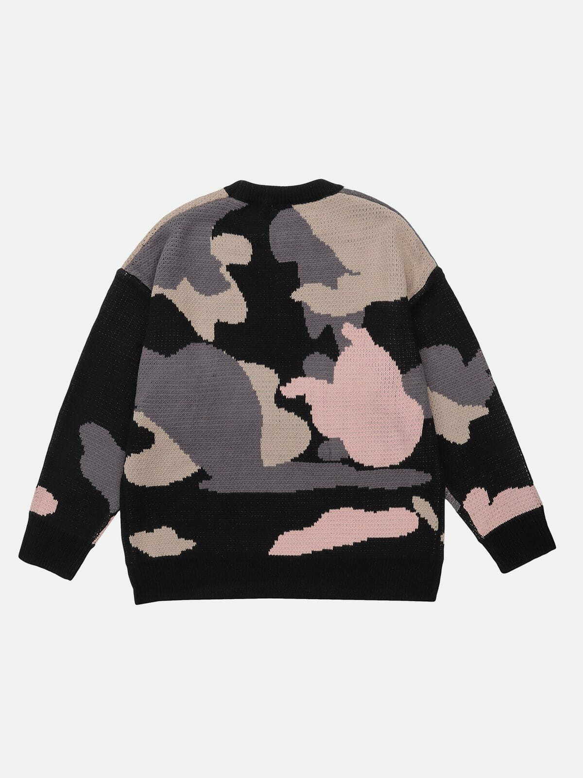 abstract graphic sweater edgy streetwear statement 3279