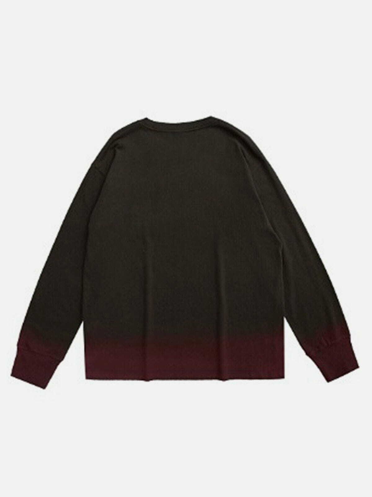 blooming gradient sweatshirt edgy streetwear essential 1068