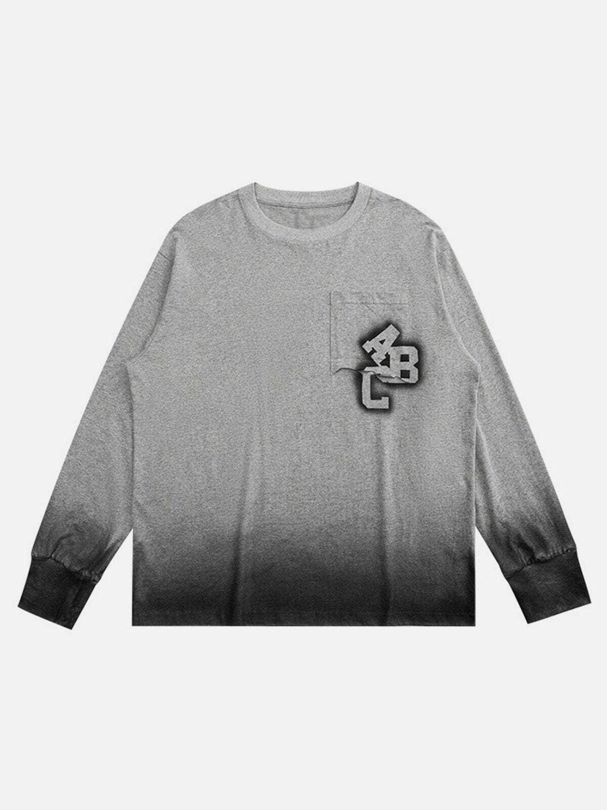 blooming gradient sweatshirt edgy streetwear essential 7211