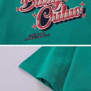 bold colorblock letter print shorts edgy streetwear fashion 6709