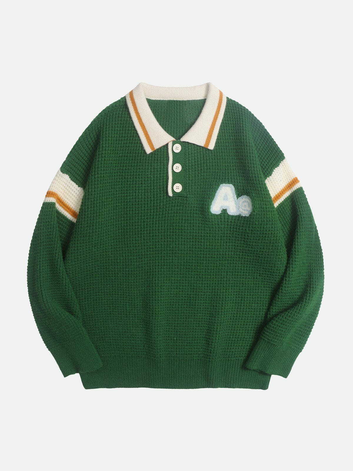 boutique vintage polo sweater retro cool & urban style 5494