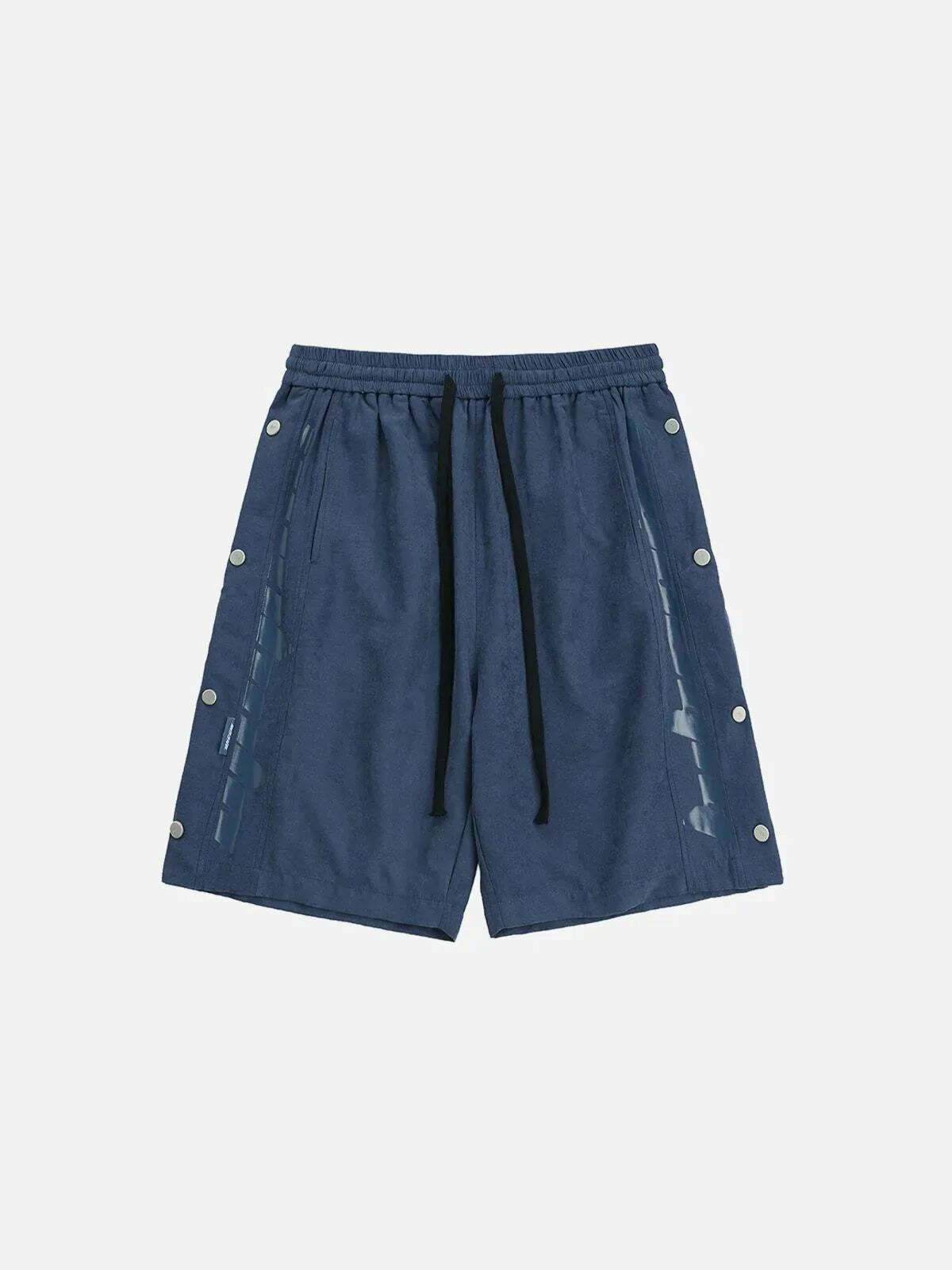 breasted cargo shorts edgy streetwear essential 4602