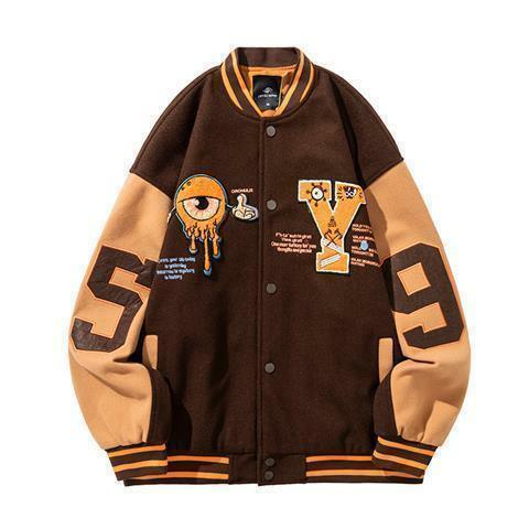 brown jacket urban chic essential 8748