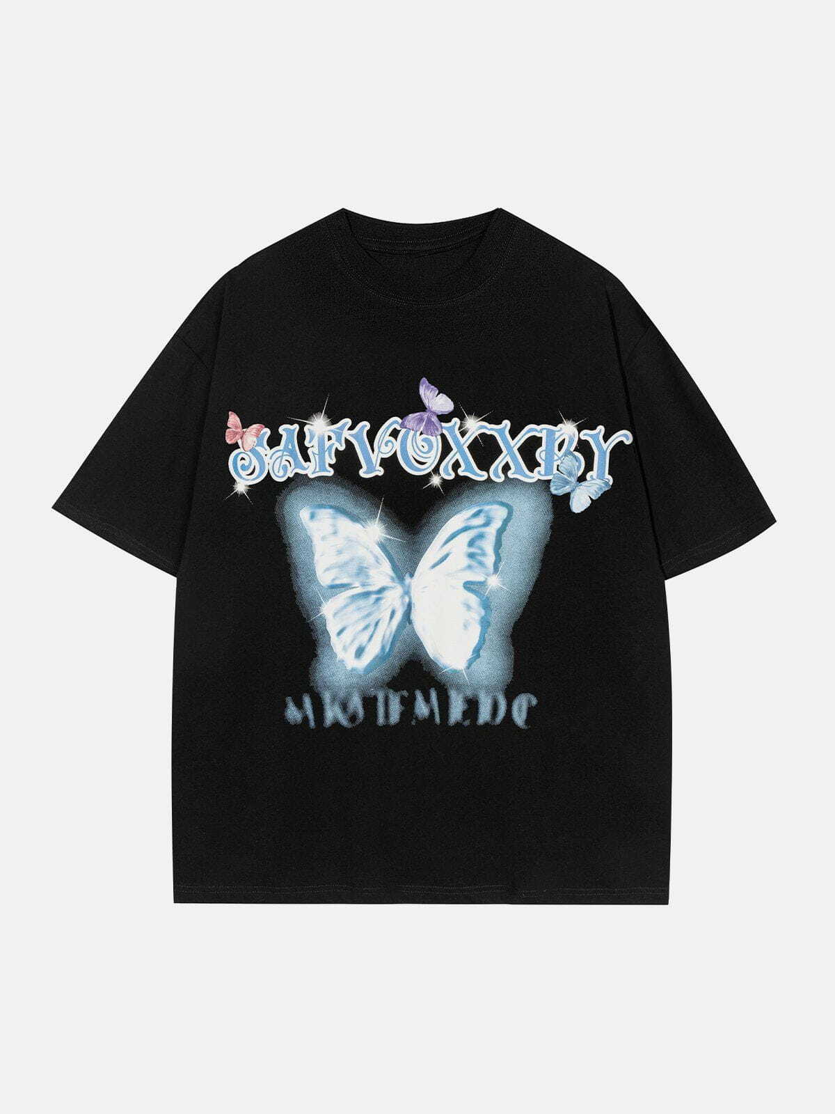 butterfly graphic tee edgy retro streetwear essential 5788