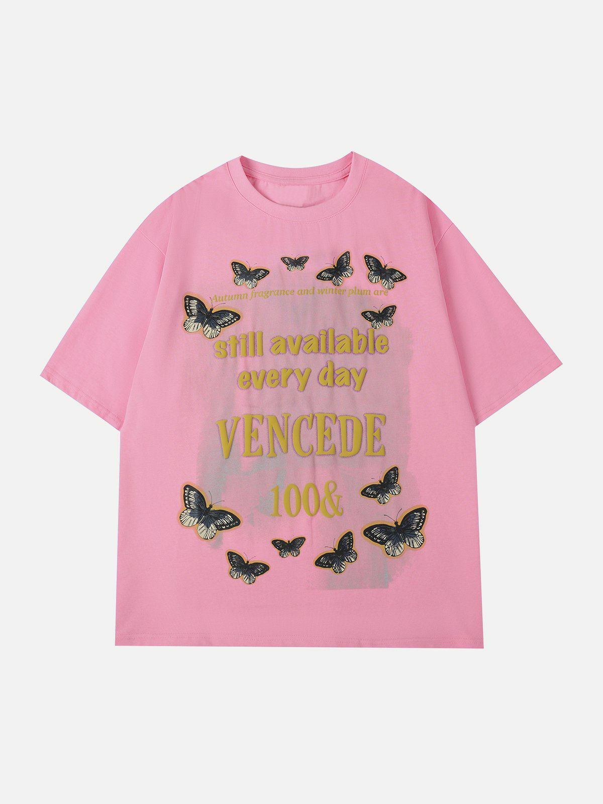 butterfly graphic tee vibrant y2k streetwear essential 3168