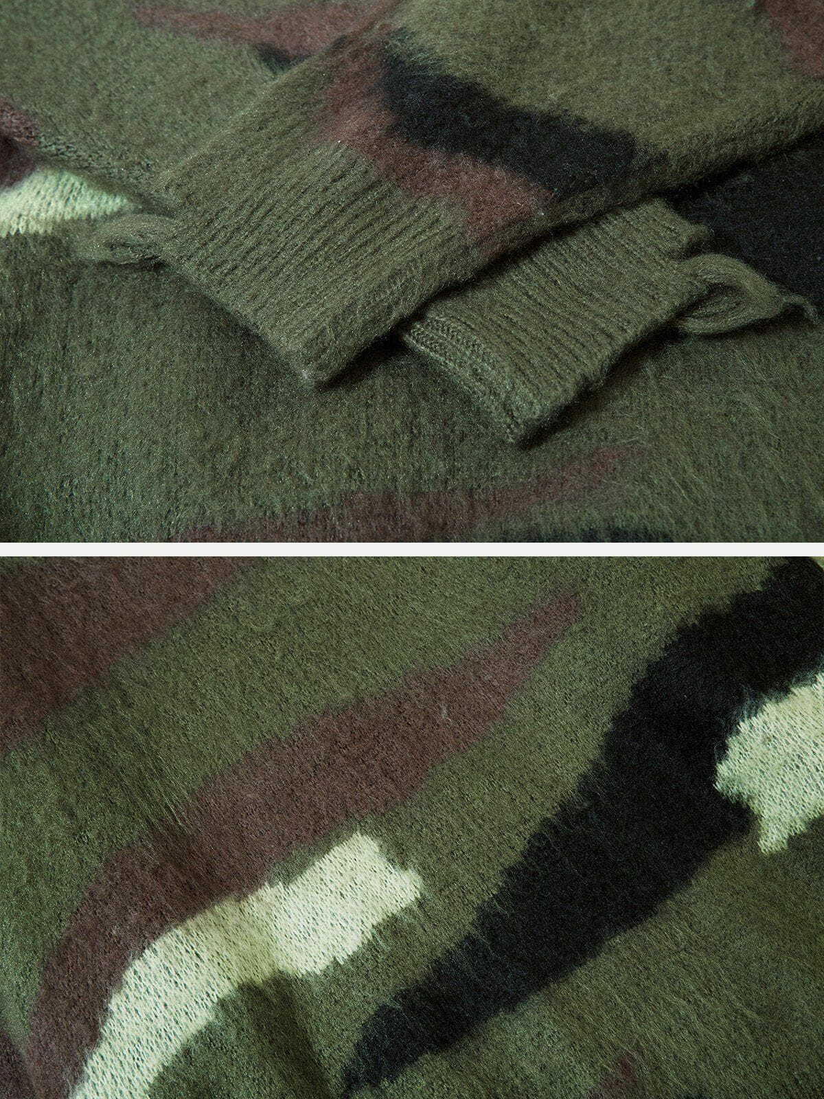 camouflage crewneck sweater urban camo streetwear 2493