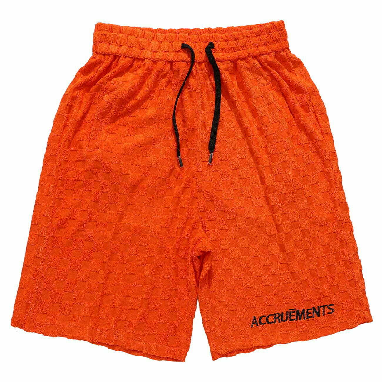 checkered drawstring shorts edgy & comfortable streetwear 7771