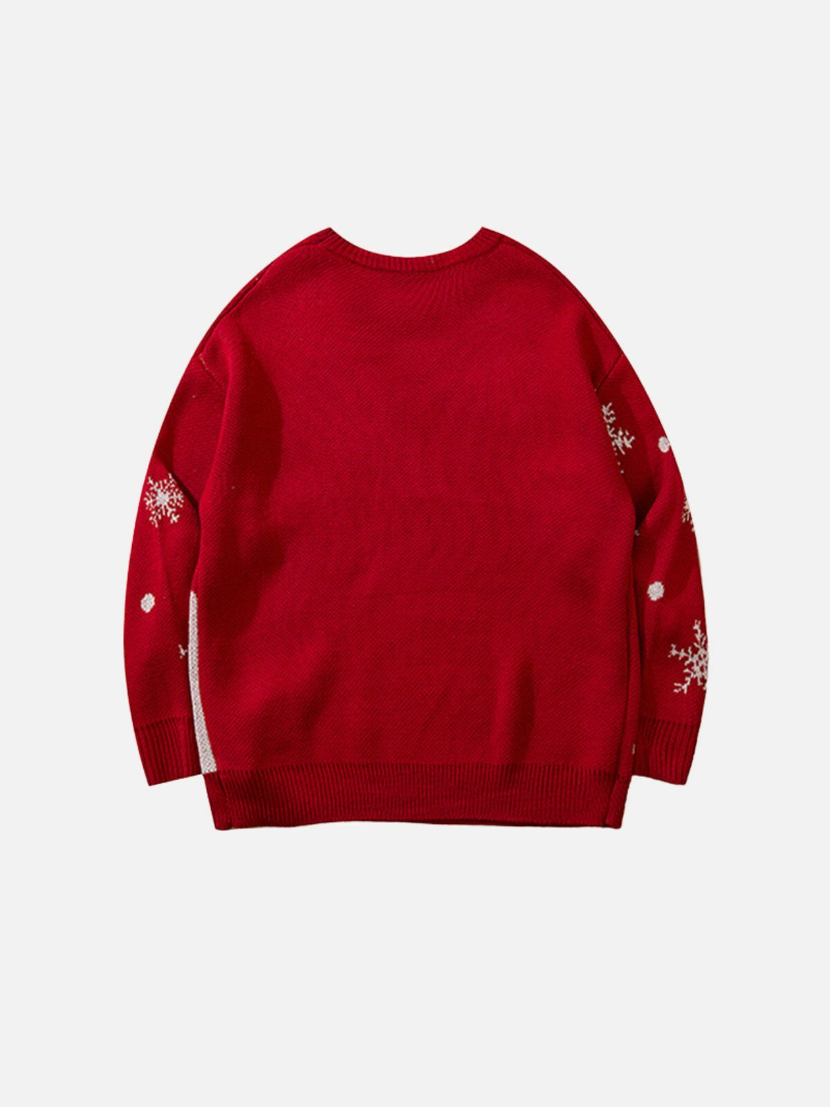 christmas bear knit sweater festive streetwear icon 2659