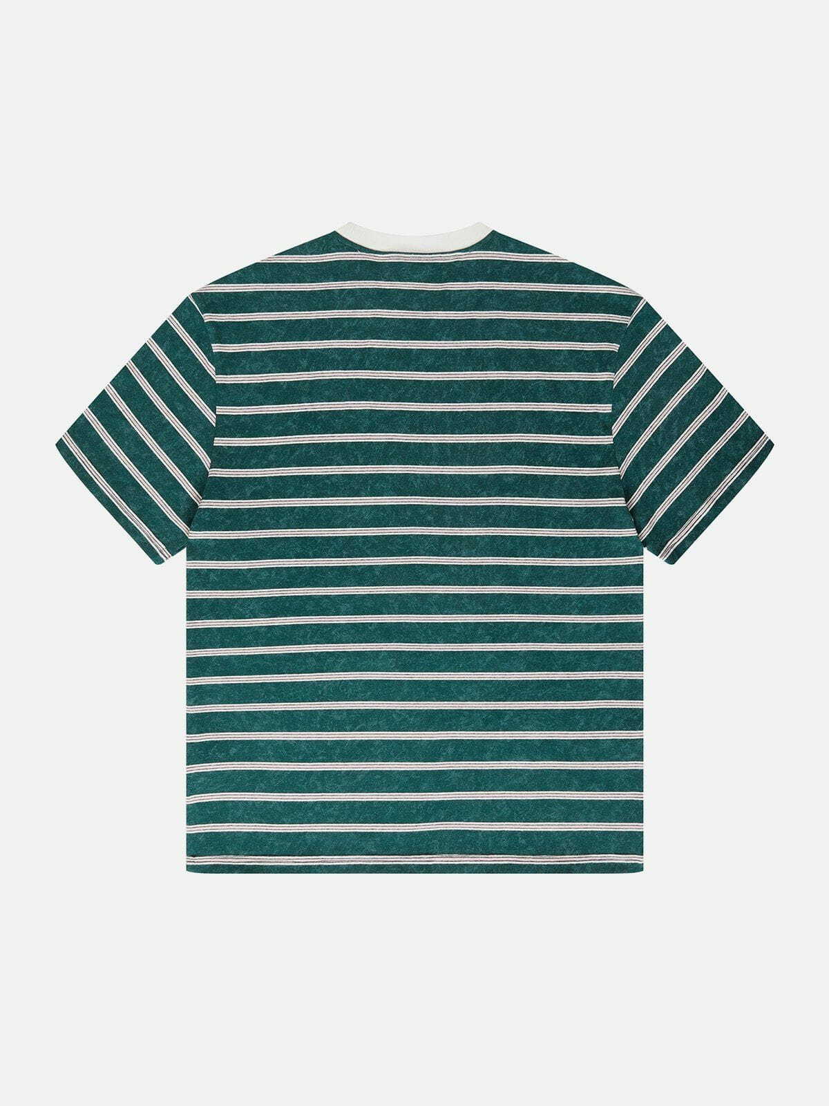 clashing stripe tee bold & edgy y2k streetwear 8975