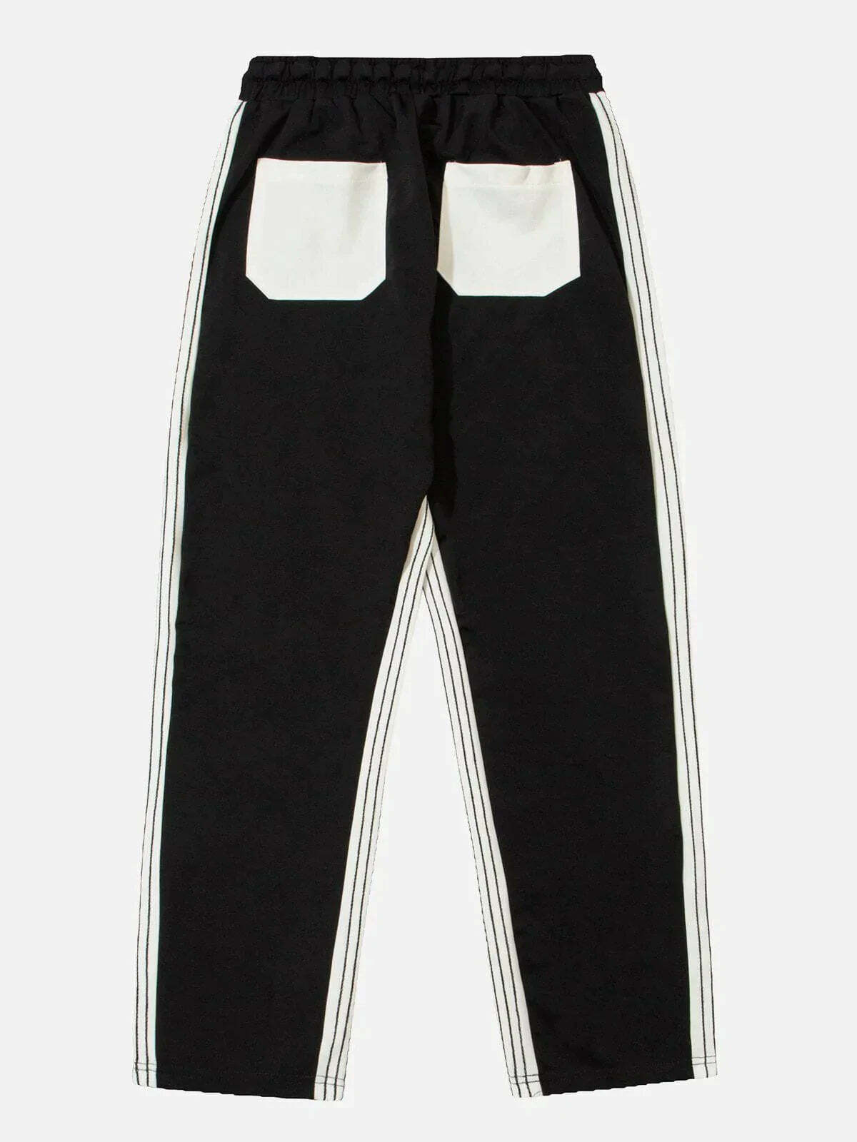 colorblock drawstring pants edgy streetwear essential 5549