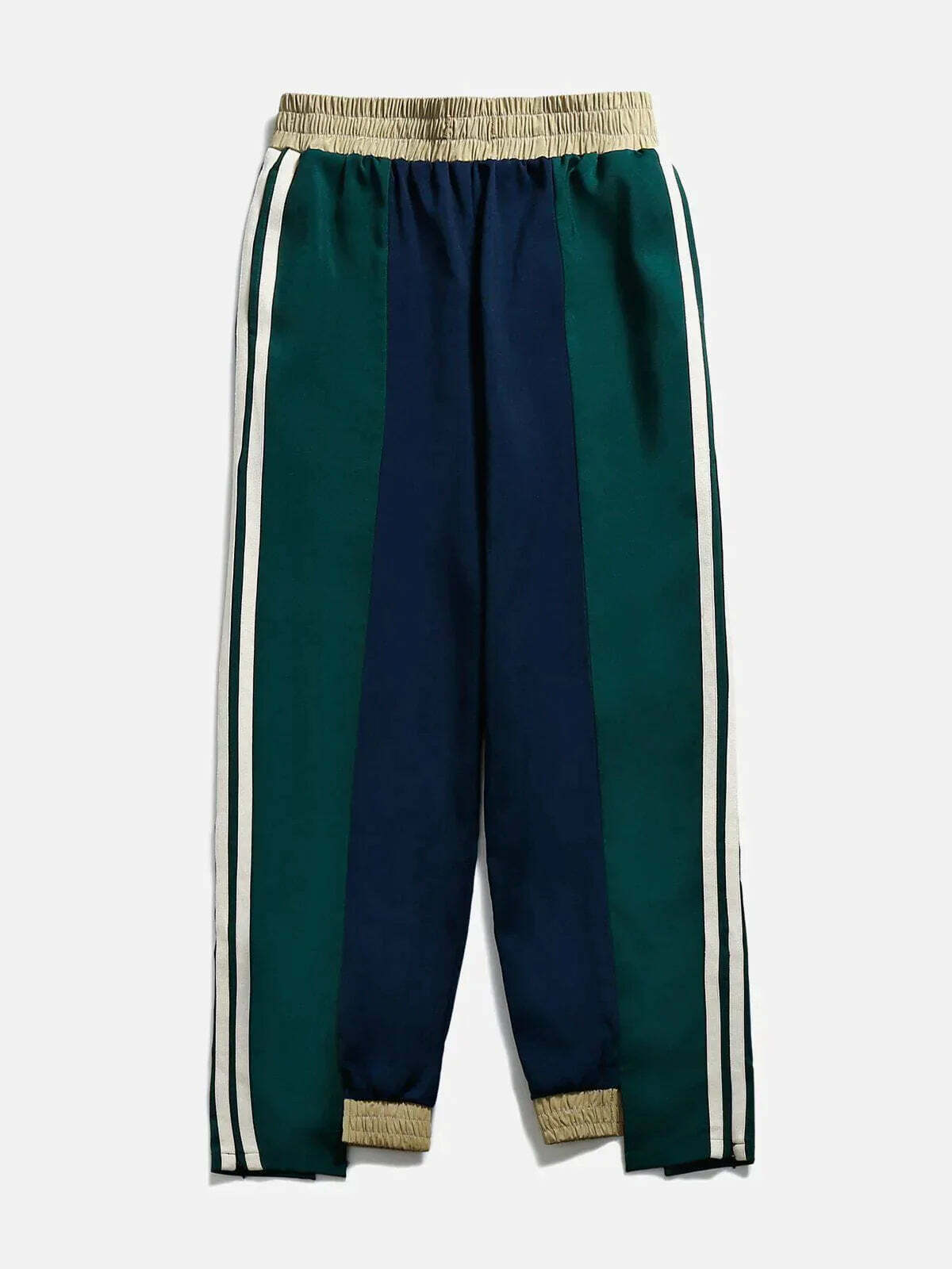 colorblock panel seam pants edgy streetwear essential 3997