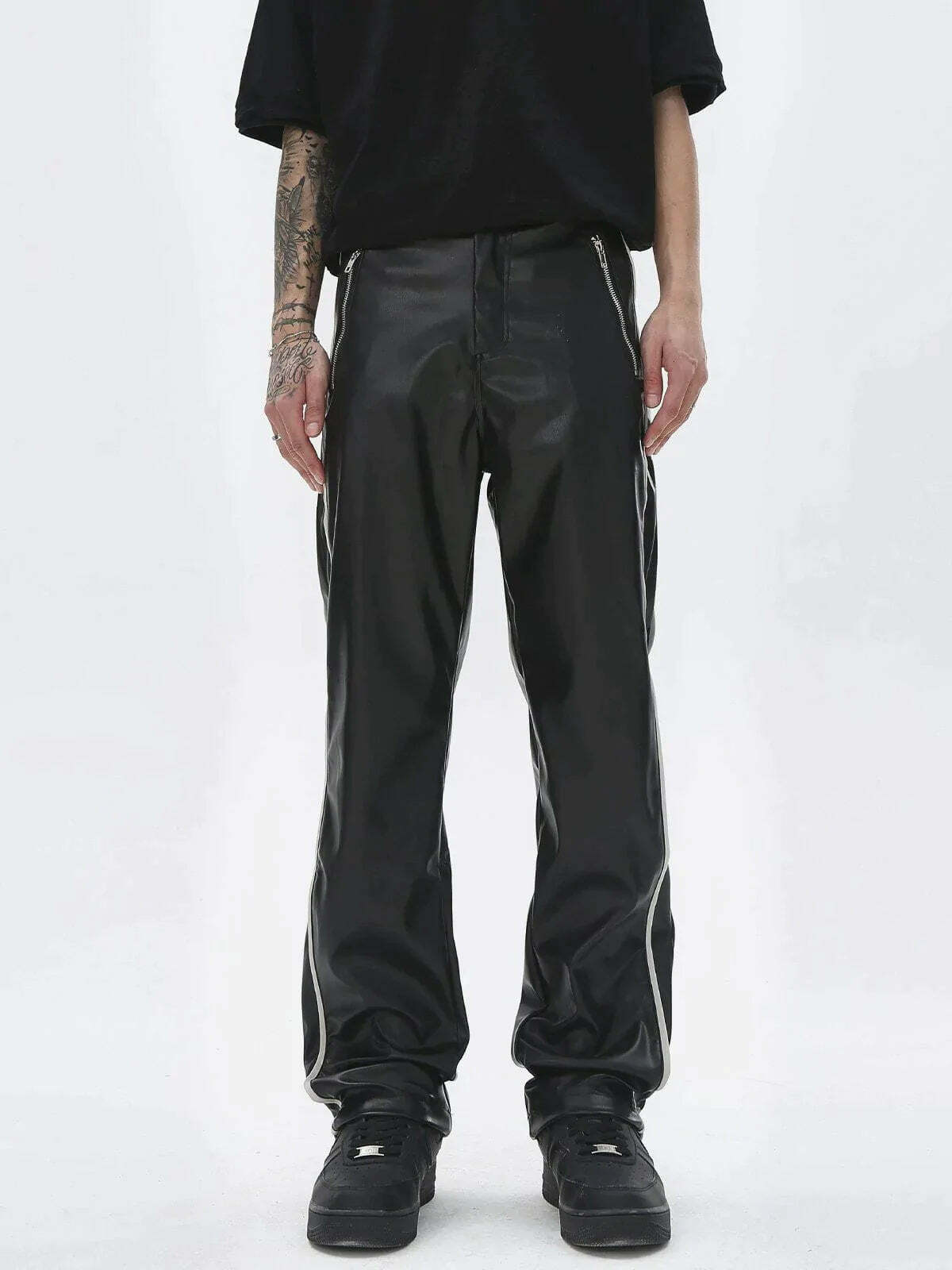 colorblock zipper pants vibrant streetwear essential 4966