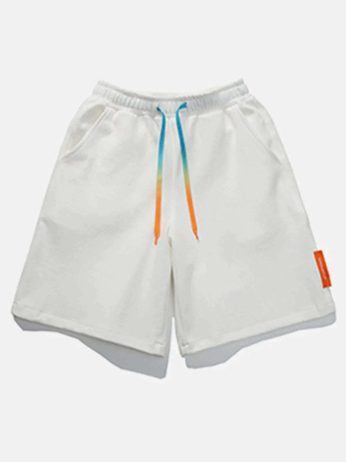 colored drawstring shorts youthful & custom design 3605