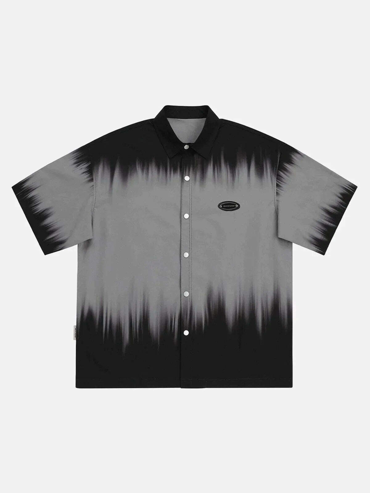 contrasting gradient shirt bold & vibrant streetwear 8123