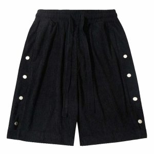 corduroy highwaist shorts retro & edgy streetwear 5581