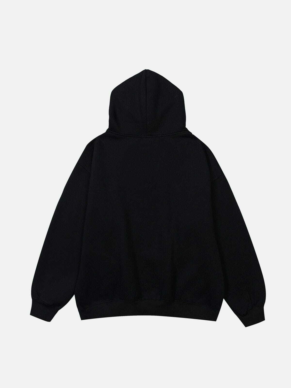 cosmic print hoodie retro y2k streetwear essential 4808