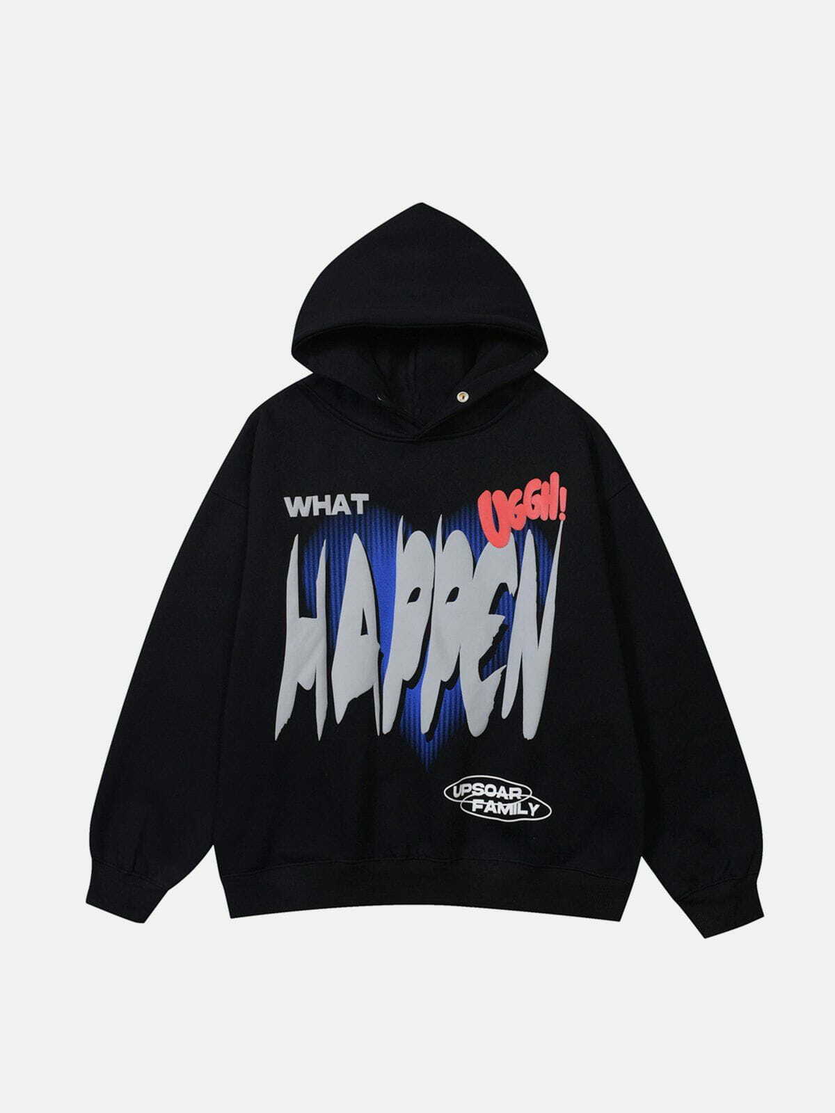 cosmic print hoodie retro y2k streetwear essential 8604