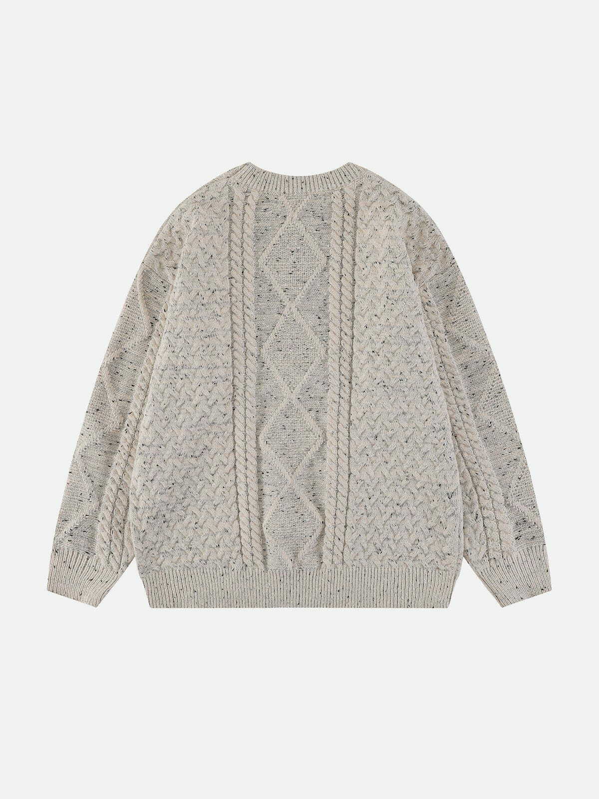 cozy solid color twist sweater y2k fashion essential 6291
