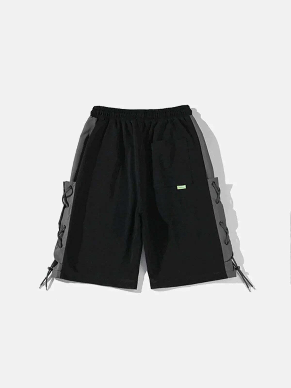 cropped panel shorts urban streetwear essential 4102