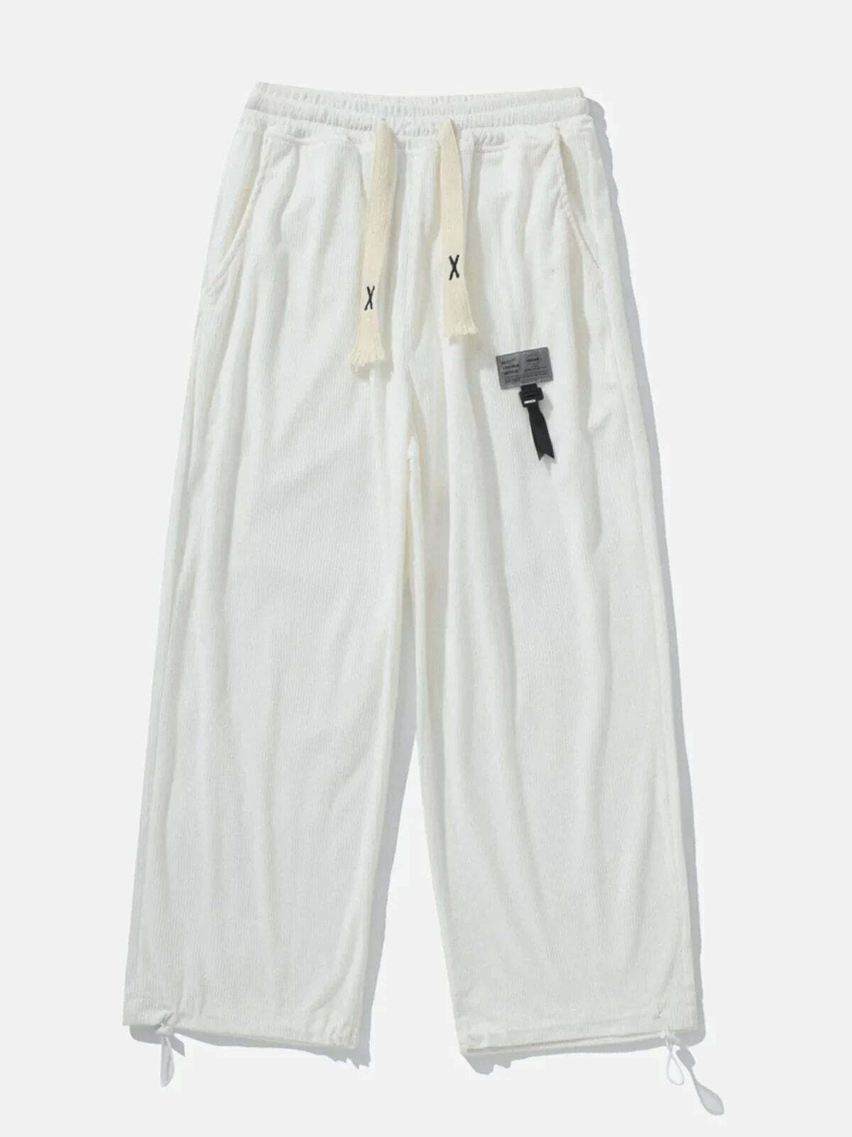 custom labeled drawstring pants youthful & trendy streetwear 7946
