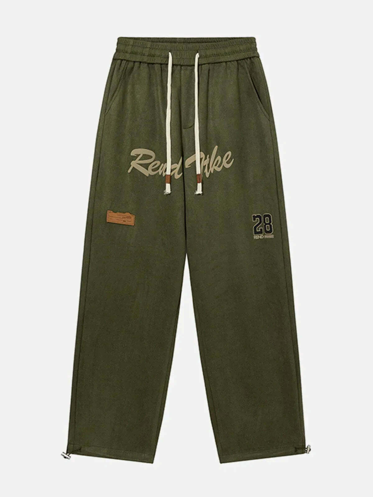 custom straight sweatpants edgy & stylish streetwear 4096