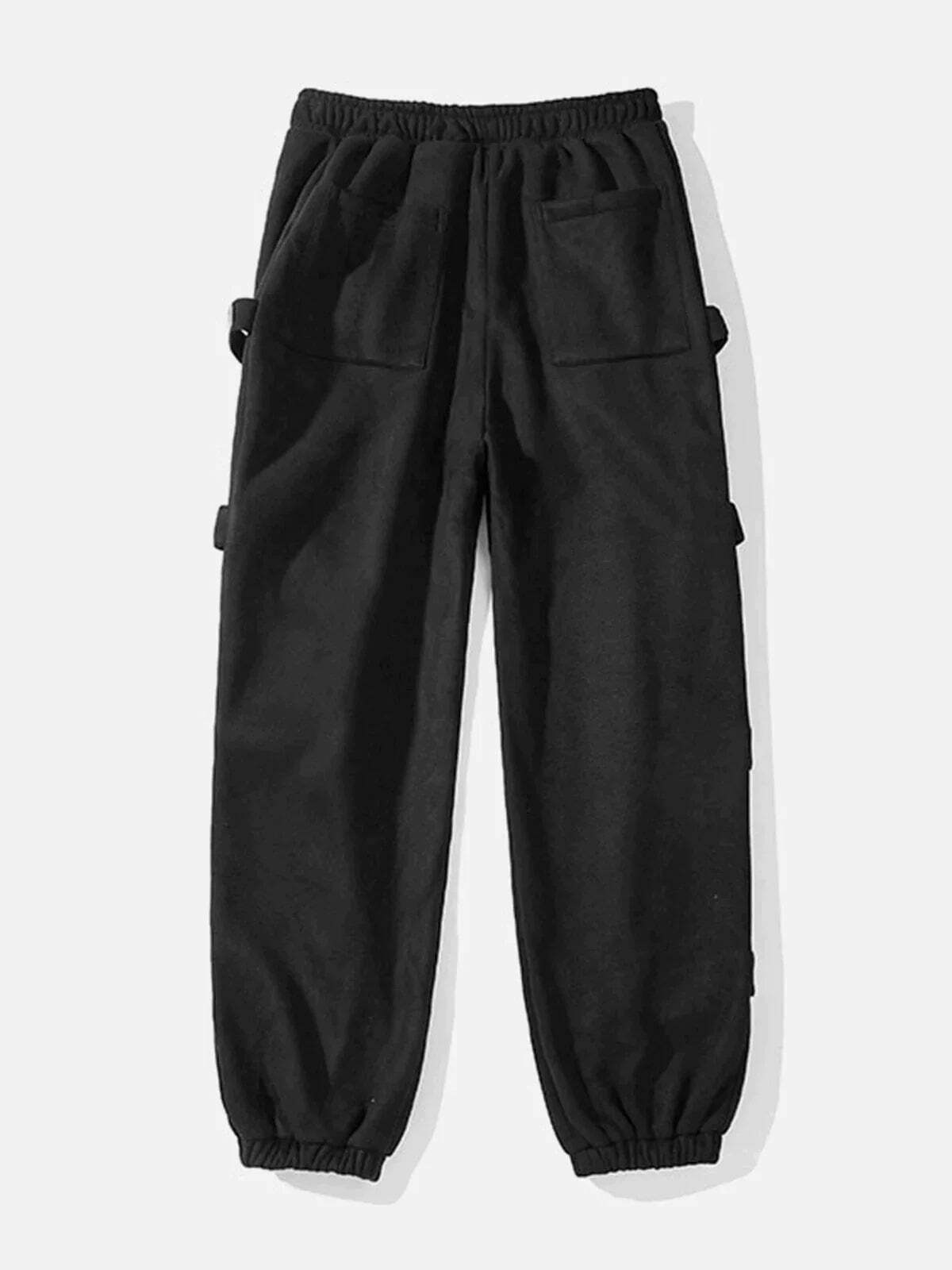 custom suede sweatpants labeled design & urban style 7678
