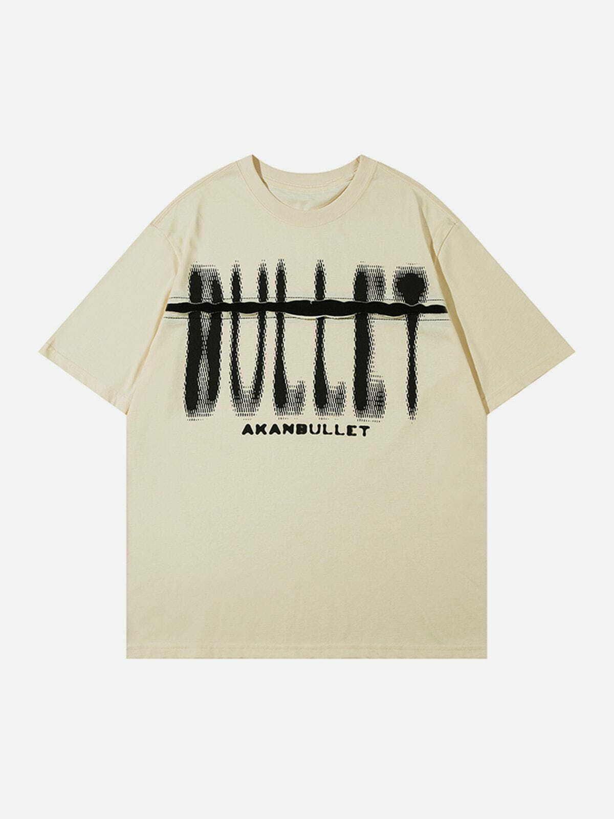 cut bullet graphic tee edgy streetwear statement 4787