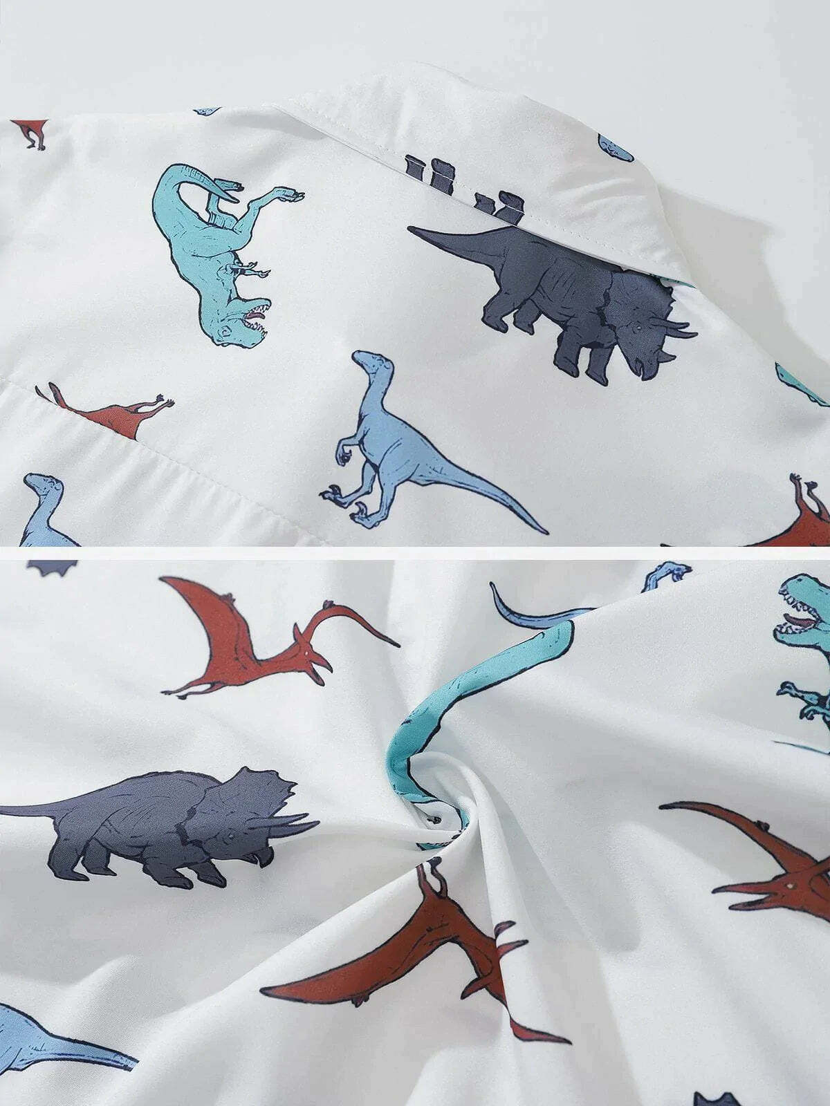 dinosaur print shirt edgy & vibrant streetwear 5625