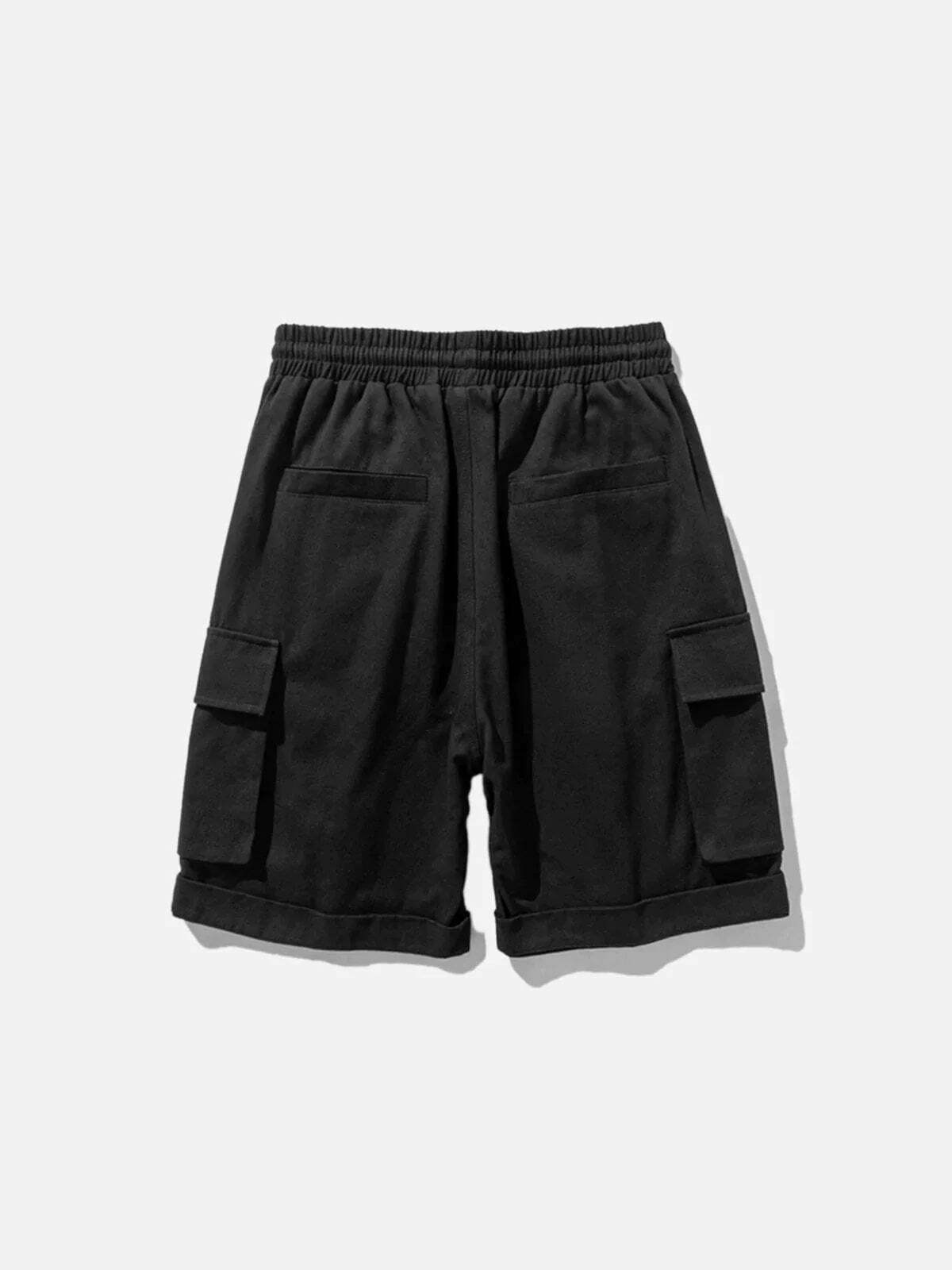 discreet side pocket shorts urban functional essential 6581