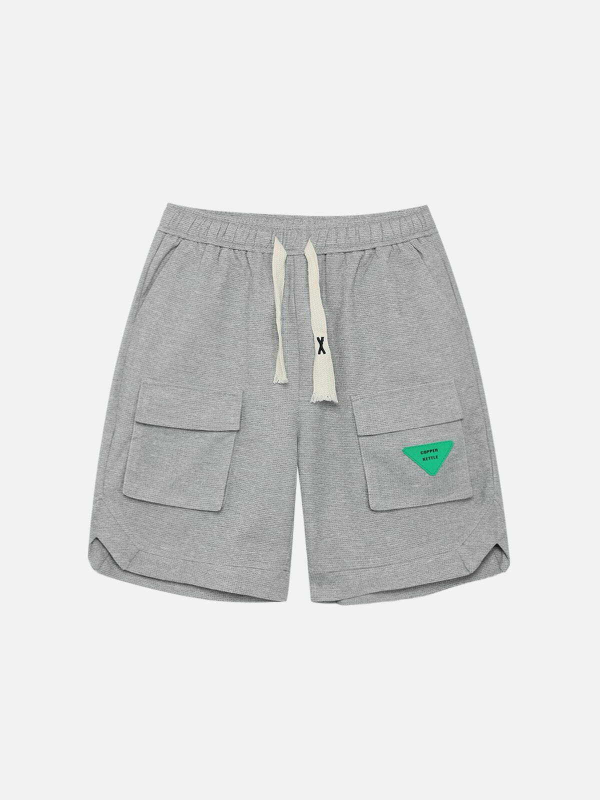 drawstring cargo shorts innovative streetwear essential 5271
