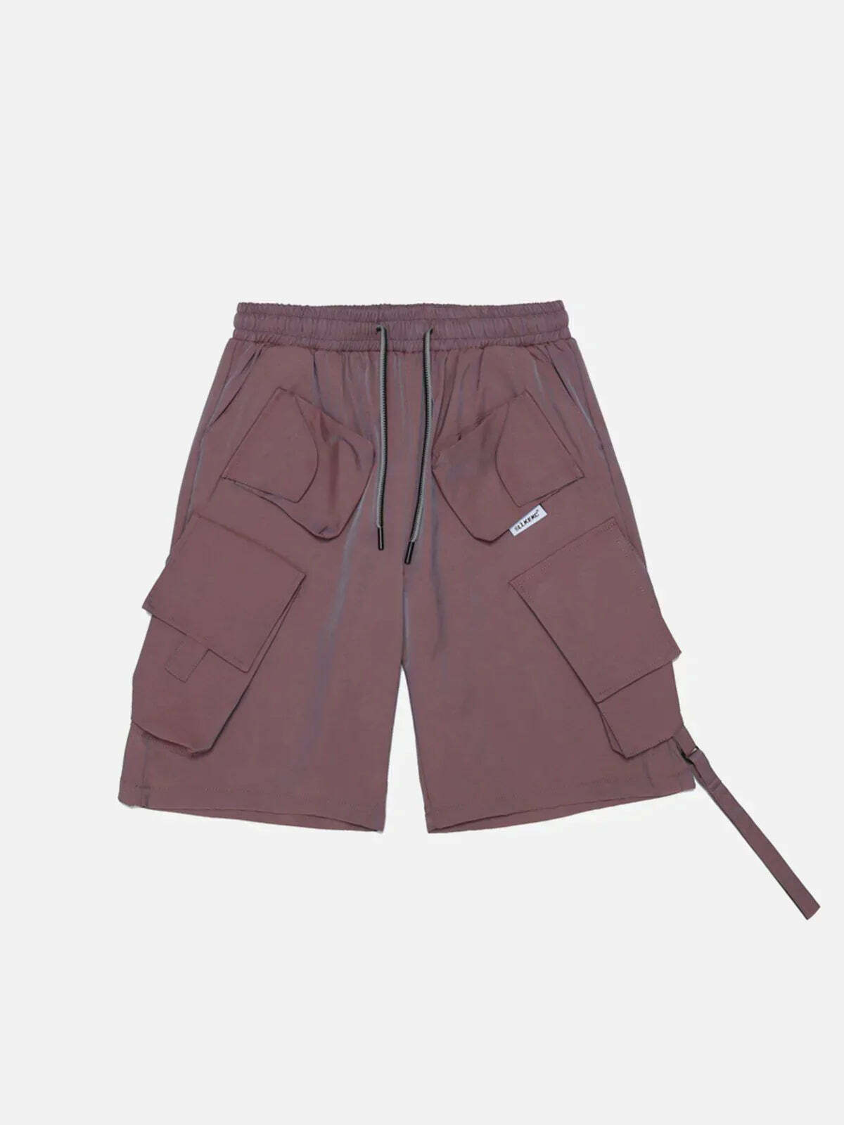 drawstring cargo shorts urban streetwear essential 6274