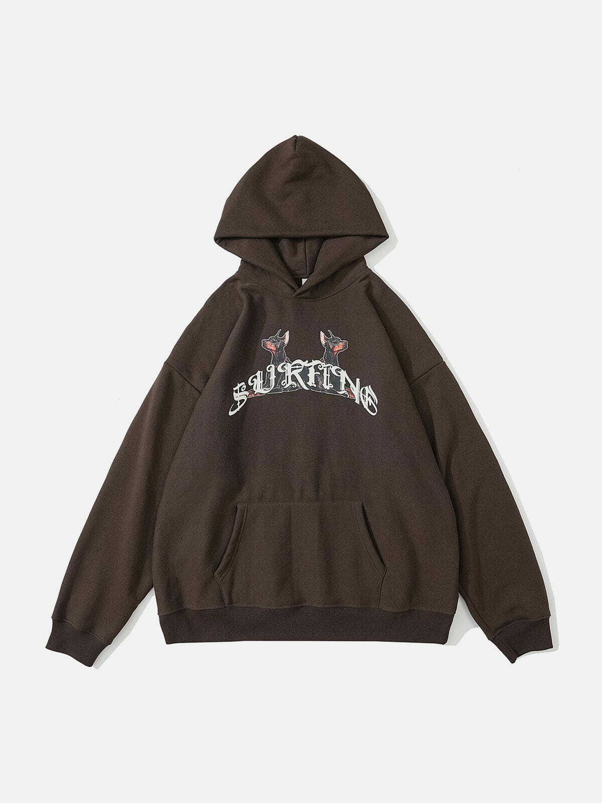 dynamic doberman print hoodie edgy streetwear 5069