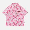 dynamic doodle love heart shirt edgy  retro streetwear tee 5117