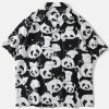 dynamic panda print shirt retro  edgy streetwear musthave 1374