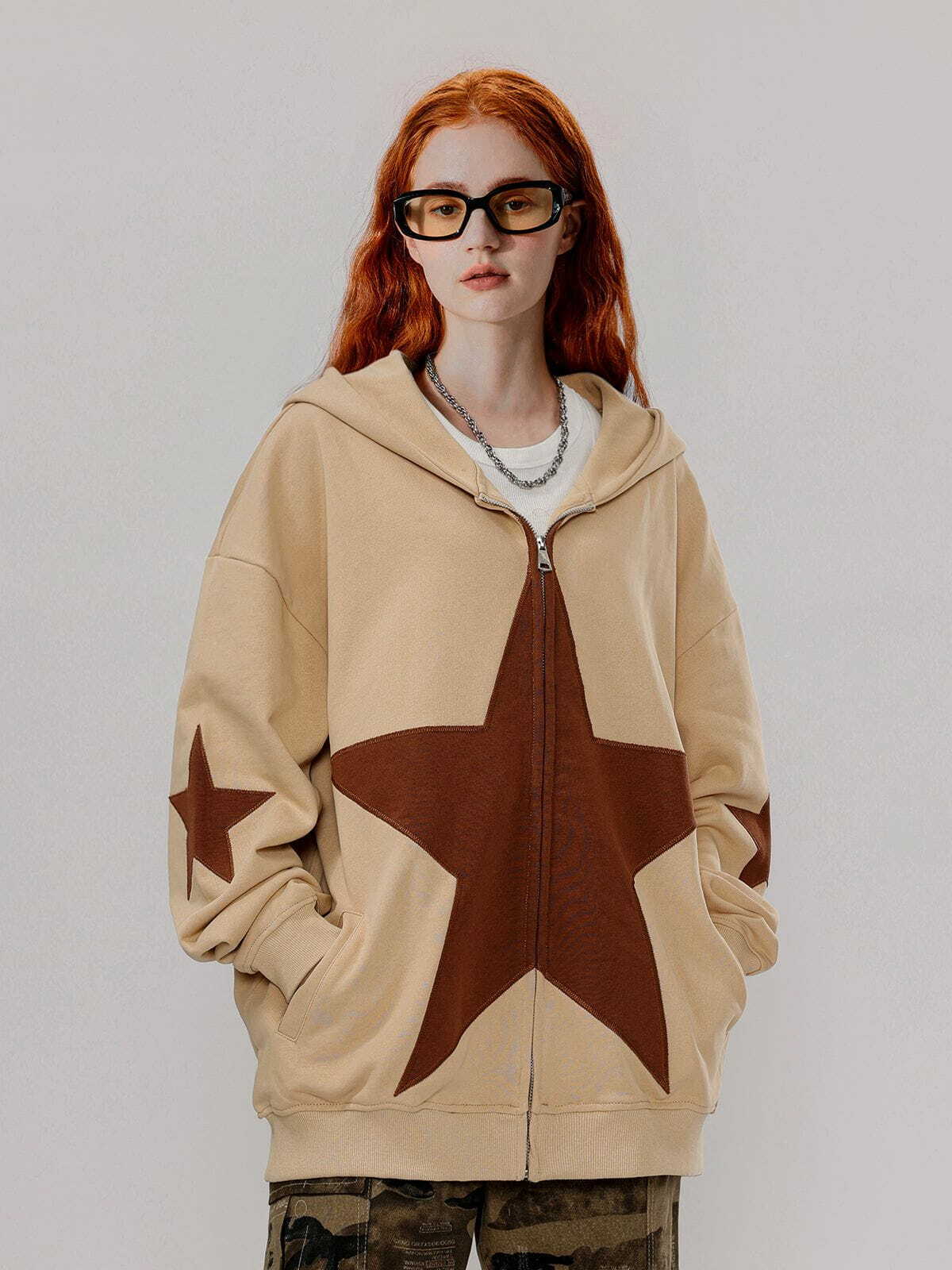 dynamic star graphic hoodie edgy streetwear 6432