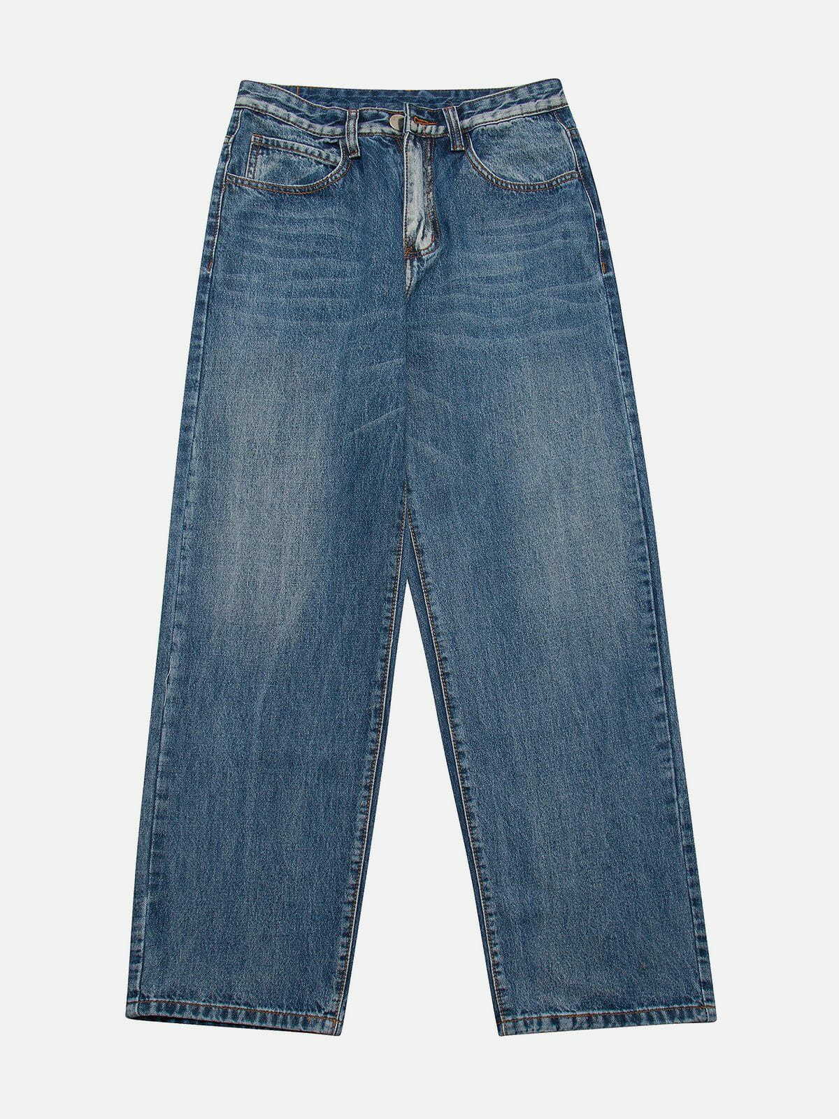 dynamic unilateral stripes jeans 4380