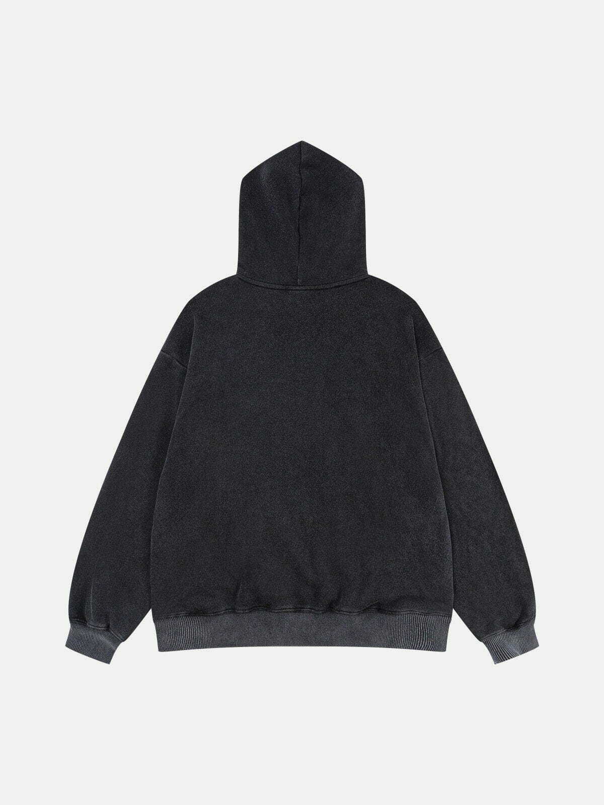 earth apple print hoodie vibrant & eclectic streetwear 1281
