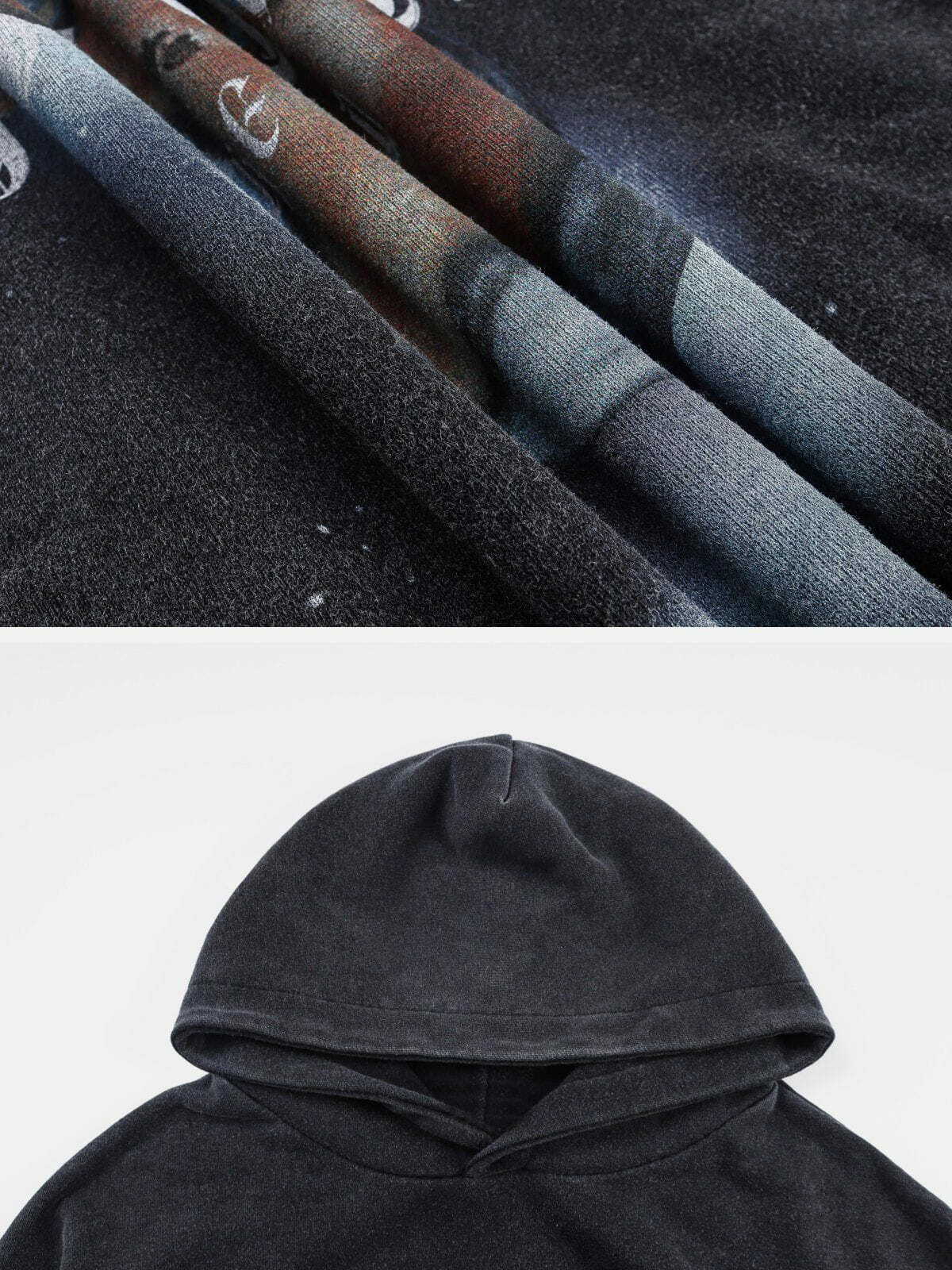 earthprint hoodie vintage & quirky y2k fashion 2690