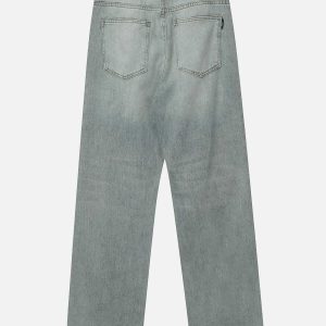 edgy waterwashed jeans distressed denim trend 3356