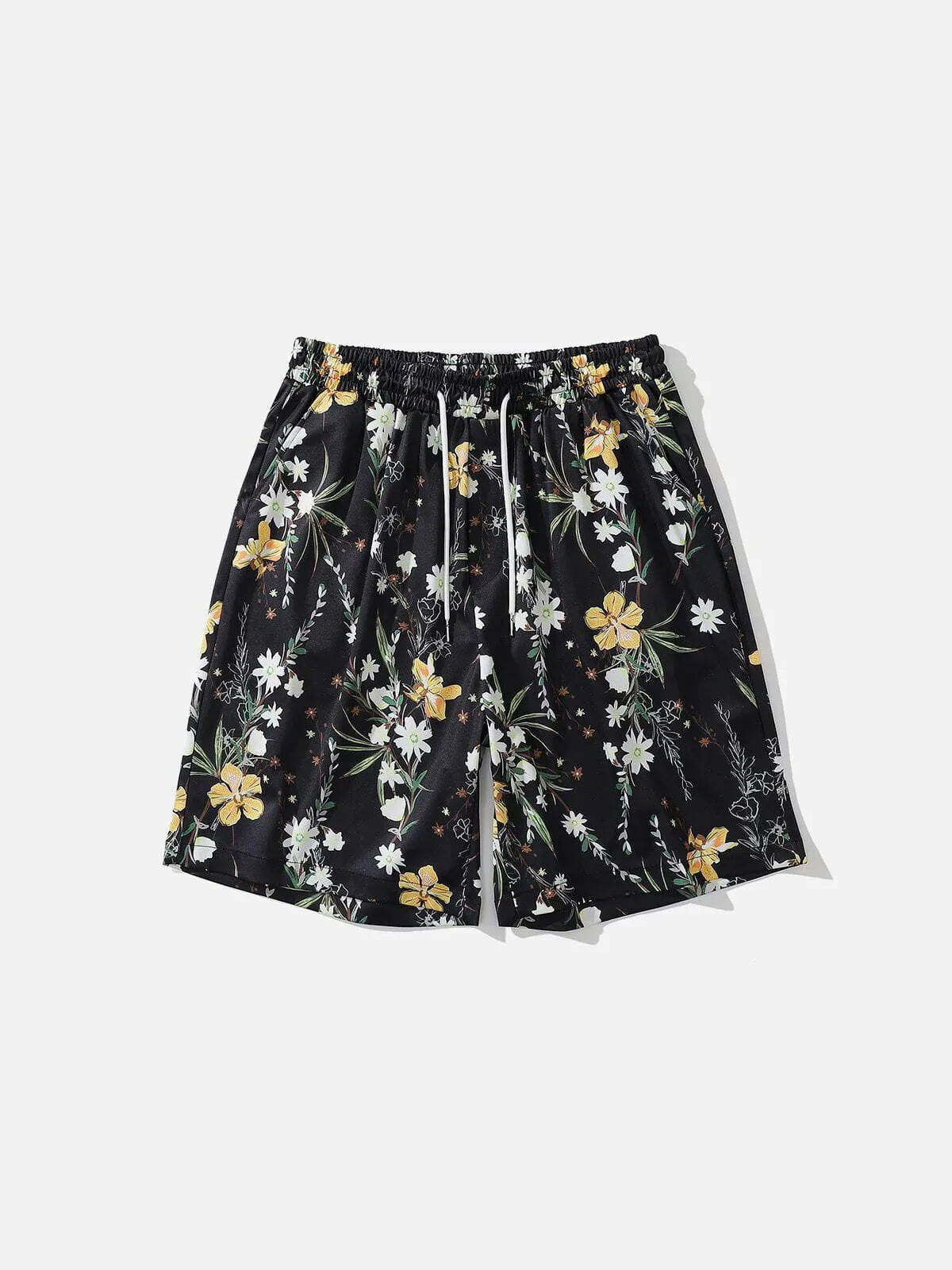 floral print shorts vibrant y2k fashion essential 8897