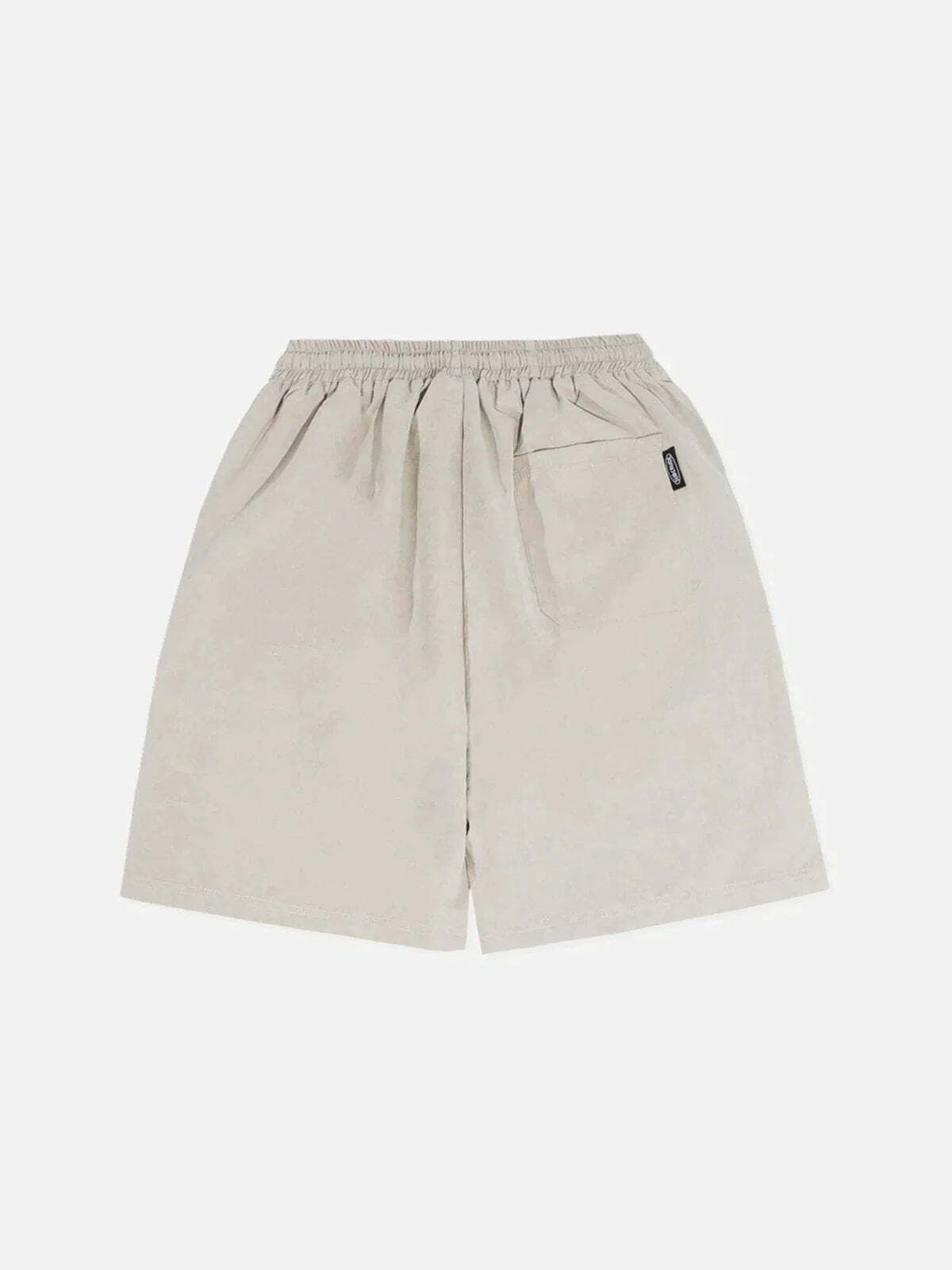 foam letter print shorts edgy y2k streetwear 6050