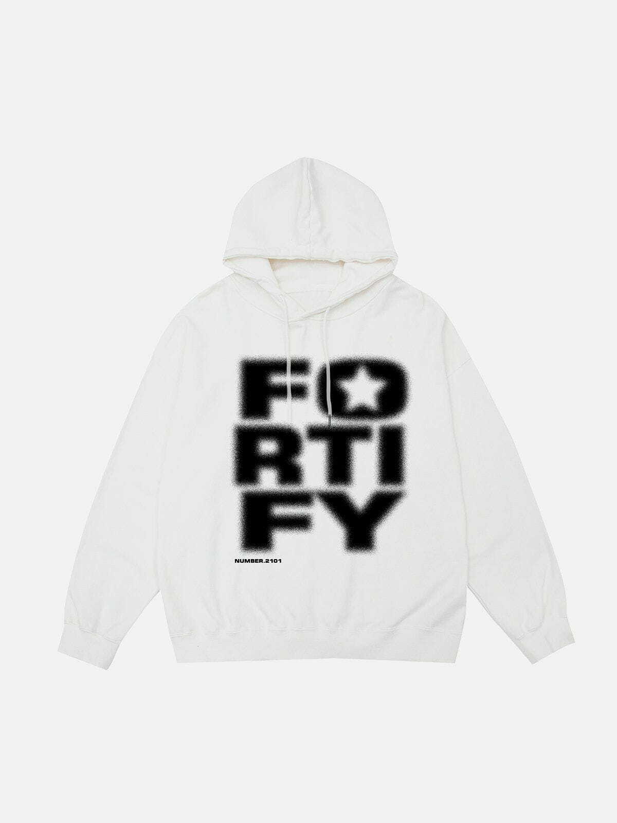fortify' hoodie edgy & dynamic streetwear 2899