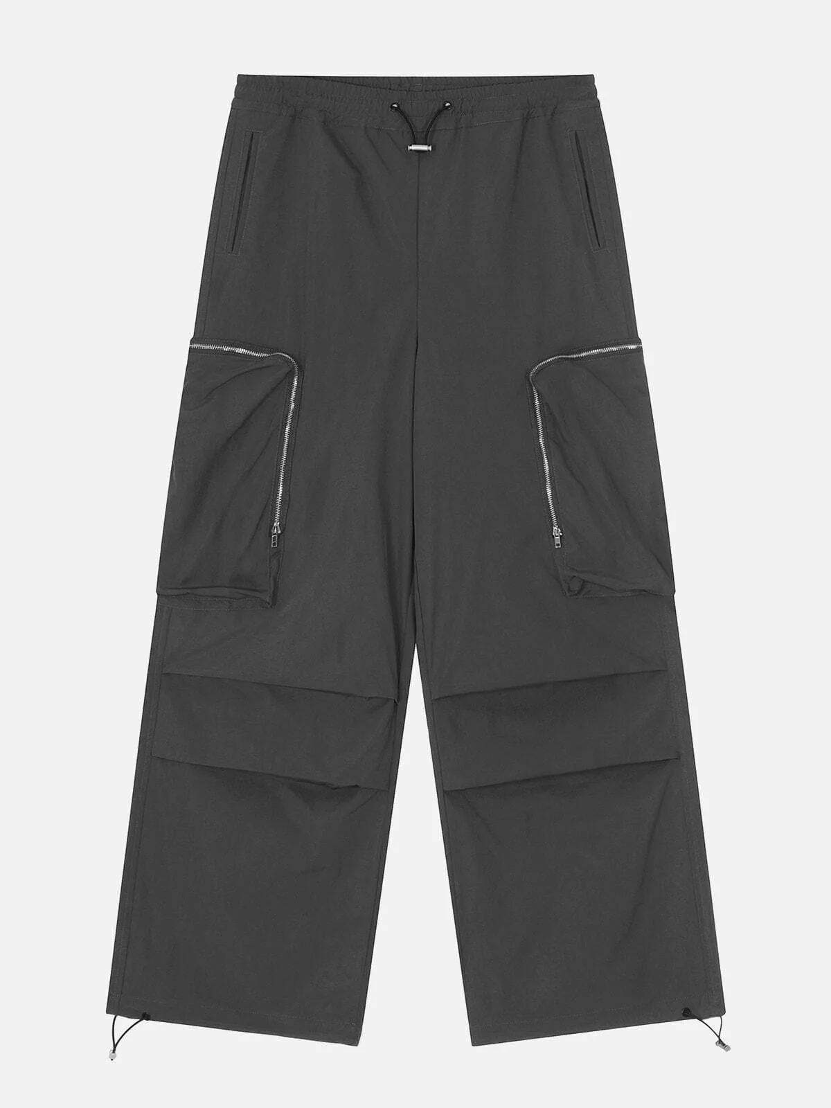 functional big pocket pants urban streetwear 3345