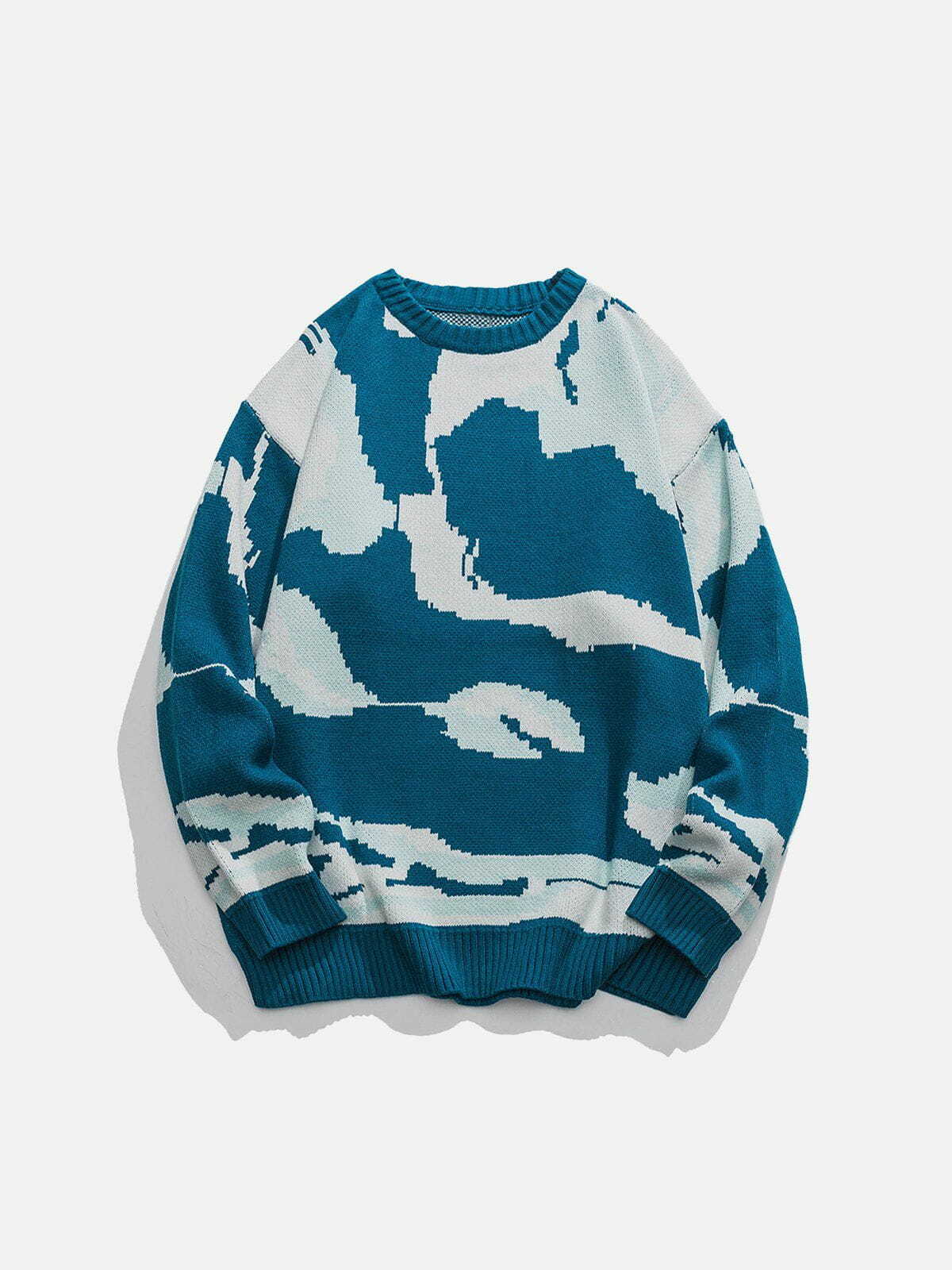 gradient color block sweater edgy streetwear essential 6553