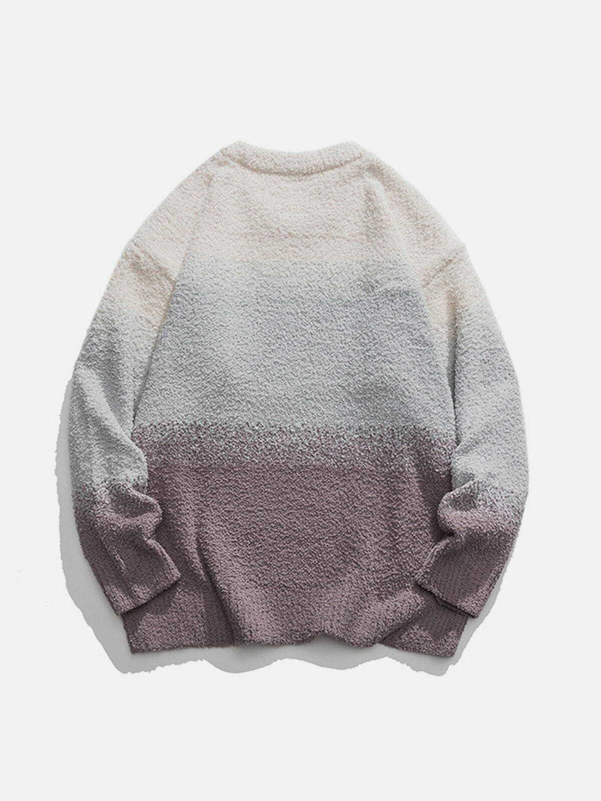 gradient three colour sweater edgy streetwear chic 4480