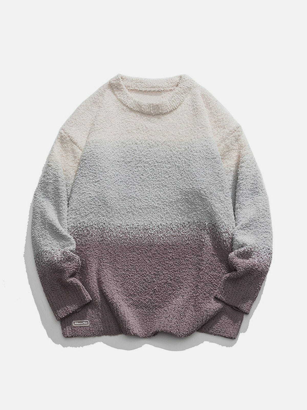 gradient three colour sweater edgy streetwear chic 6628