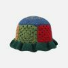 handmade crochet bucket hat edgy  retro streetwear accessory 2930