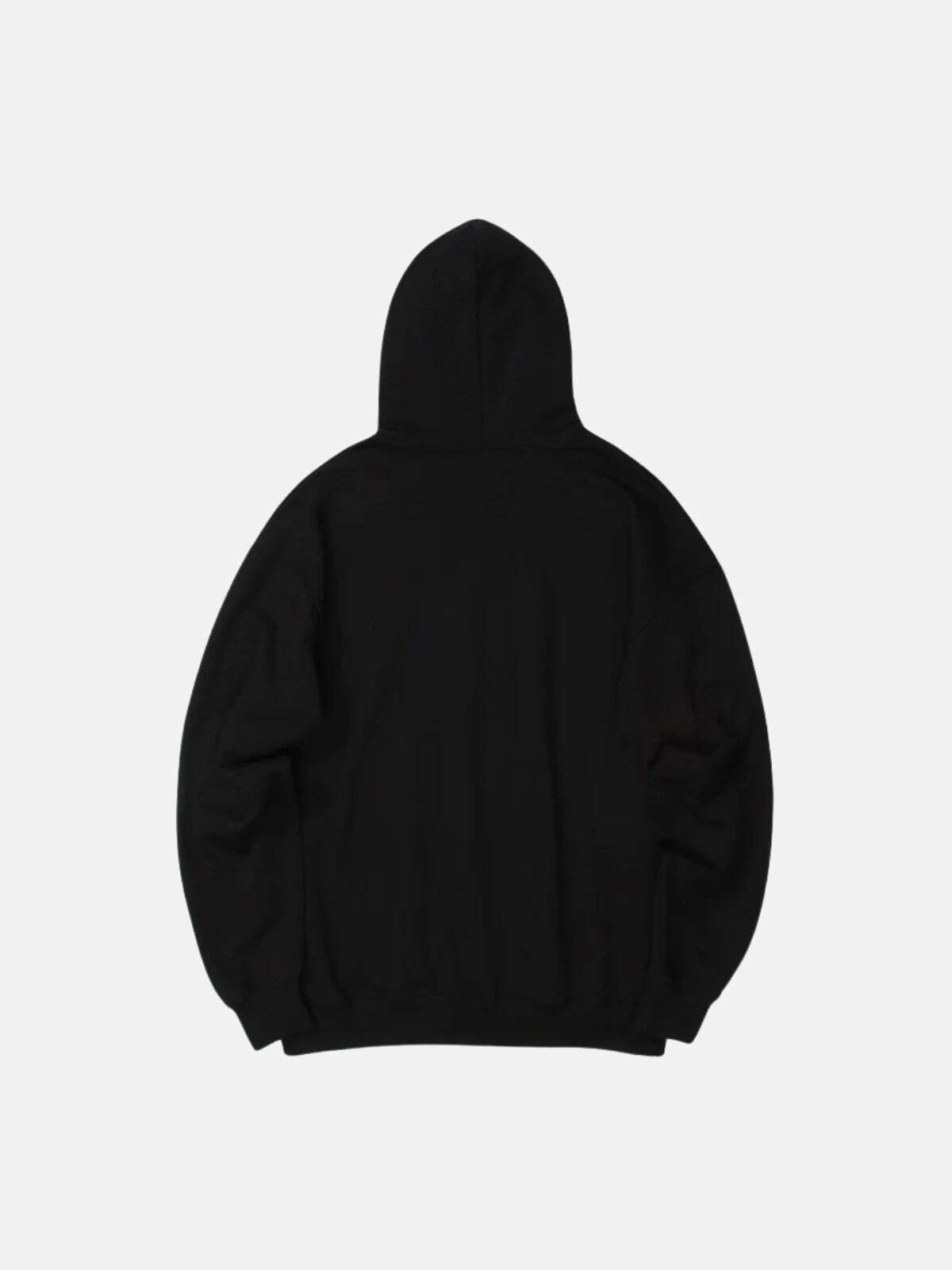 illusion letter print hoodie edgy y2k streetwear icon 4016