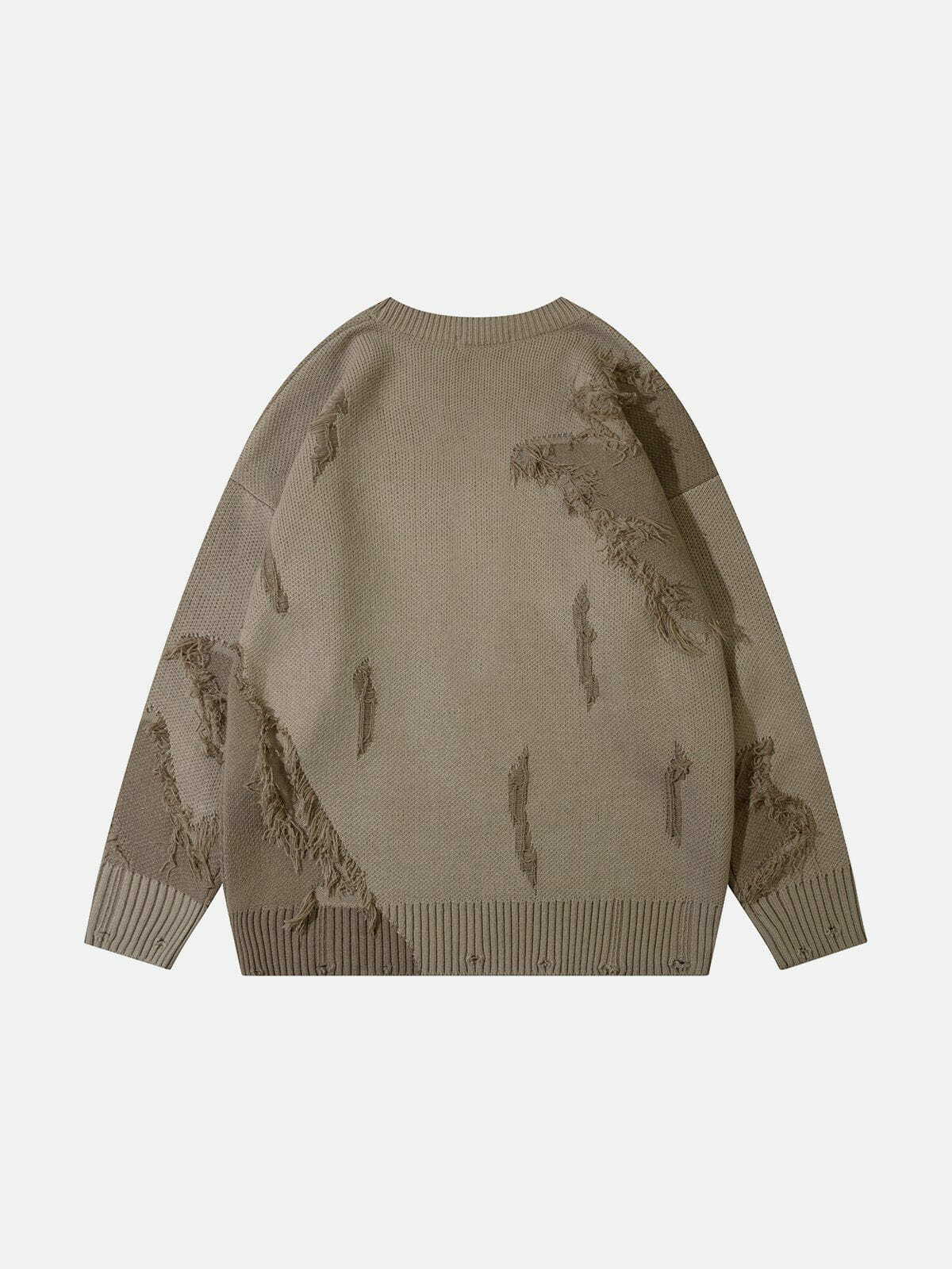 jacquard stitched pullover sleek urban edge 3704