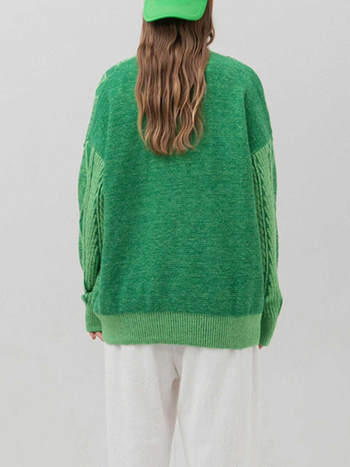 knit rhombus sweater retro & edgy urban fashion 5900